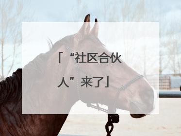 “社区合伙人”来了