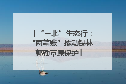 “三北”生态行：“两笔账”撬动锡林郭勒草原保护