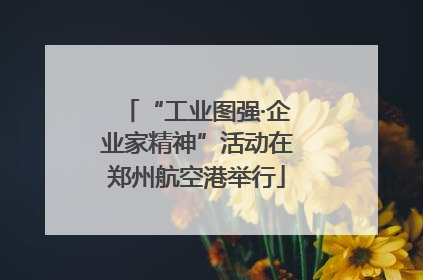 “工业图强·企业家精神”活动在郑州航空港举行