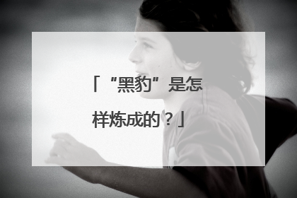“黑豹”是怎样炼成的？