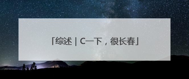 综述｜C一下，很长春