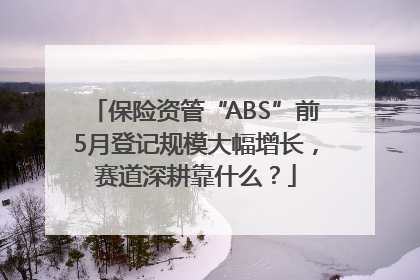 保险资管“ABS”前5月登记规模大幅增长，赛道深耕靠什么？