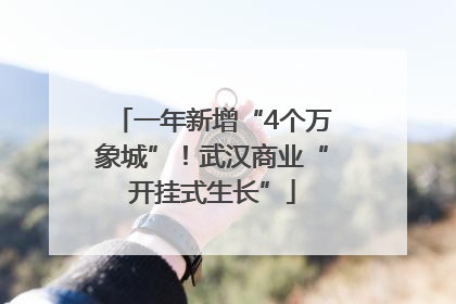 一年新增“4个万象城”！武汉商业“开挂式生长”