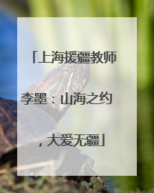 上海援疆教师李墨：山海之约，大爱无疆