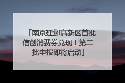 南京建邺高新区首批信创消费券兑现！第二批申报即将启动