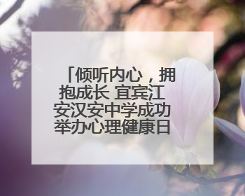倾听内心，拥抱成长 宜宾江安汉安中学成功举办心理健康日主题游园会