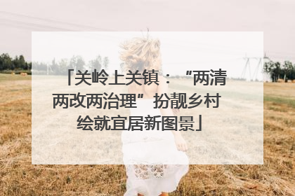 关岭上关镇：“两清两改两治理”扮靓乡村 绘就宜居新图景