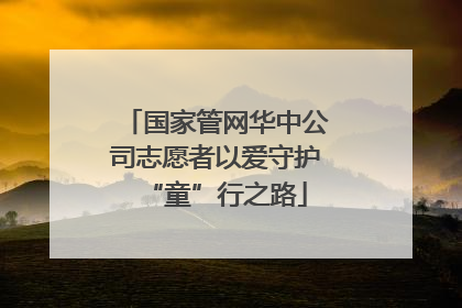 国家管网华中公司志愿者以爱守护“童”行之路