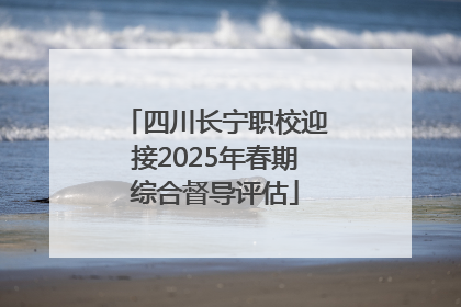 四川长宁职校迎接2025年春期综合督导评估