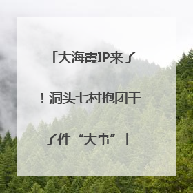 大海霞IP来了！洞头七村抱团干了件“大事”