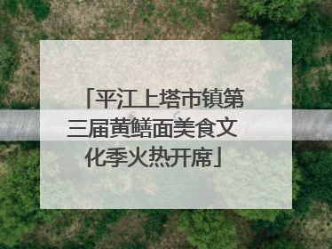 平江上塔市镇第三届黄鳝面美食文化季火热开席