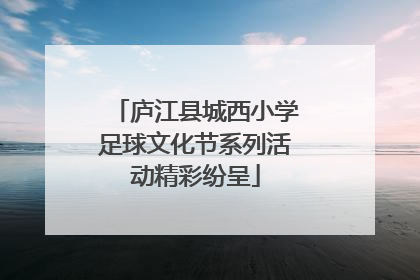 庐江县城西小学足球文化节系列活动精彩纷呈