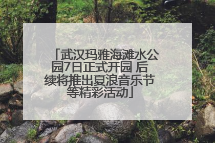 武汉玛雅海滩水公园7日正式开园 后续将推出夏浪音乐节等精彩活动