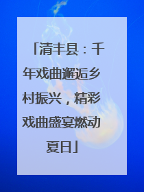 清丰县：千年戏曲邂逅乡村振兴，精彩戏曲盛宴燃动夏日