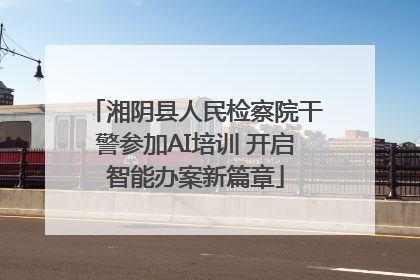 湘阴县人民检察院干警参加AI培训 开启智能办案新篇章