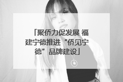 聚侨力促发展 福建宁德推进“侨见宁德”品牌建设
