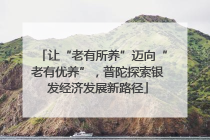 让“老有所养”迈向“老有优养”，普陀探索银发经济发展新路径