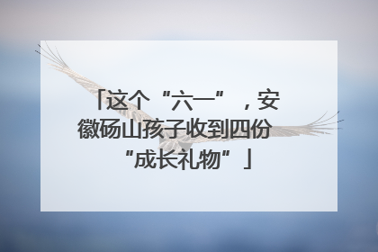这个“六一”，安徽砀山孩子收到四份“成长礼物”
