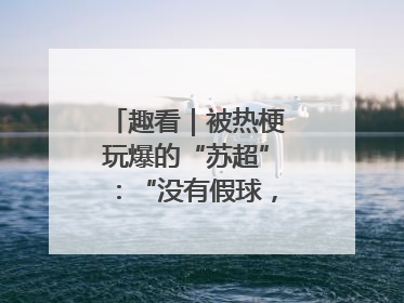 趣看｜被热梗玩爆的“苏超”：“没有假球，全是世仇”