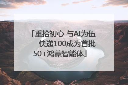 重拾初心 与AI为伍——快递100成为首批50+鸿蒙智能体