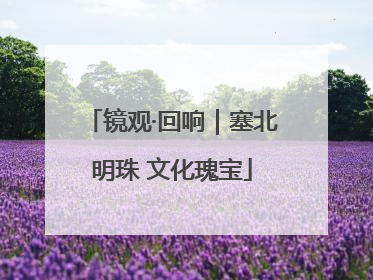 镜观·回响｜塞北明珠 文化瑰宝
