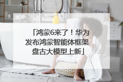鸿蒙6来了！华为发布鸿蒙智能体框架 盘古大模型上新