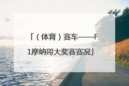（体育）赛车——F1摩纳哥大奖赛赛况