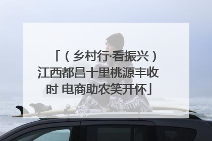 （乡村行·看振兴）江西都昌十里桃源丰收时 电商助农笑开怀