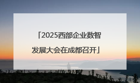 2025西部企业数智发展大会在成都召开
