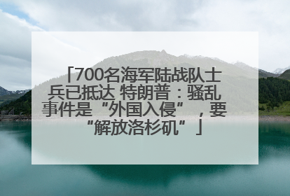 700名海军陆战队士兵已抵达 特朗普：骚乱事件是“外国入侵”，要“解放洛杉矶”