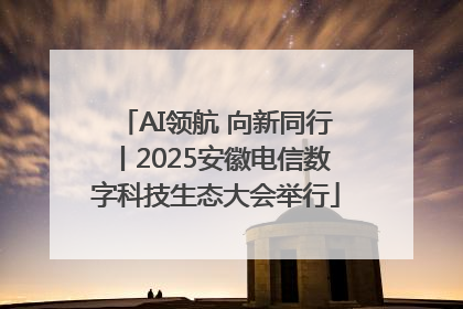 AI领航 向新同行丨2025安徽电信数字科技生态大会举行